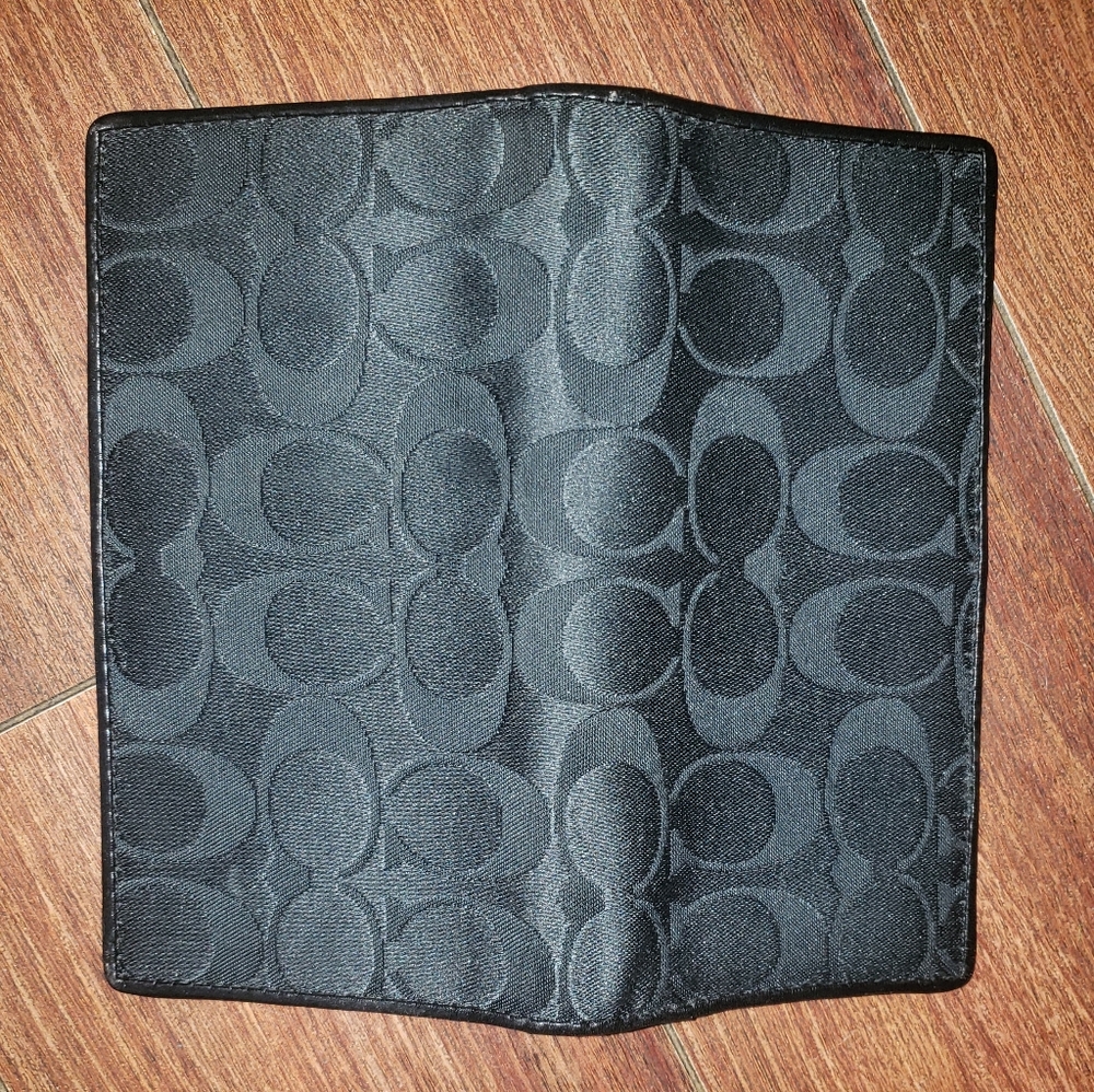 Coach checkbook wallet